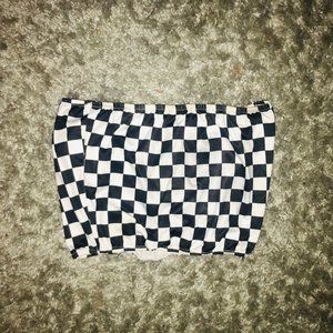 Checkered Tube Top